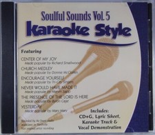 Soulful Sounds Volume 5 Christian Karaoke Style NEW CD G Daywind 6 Songs