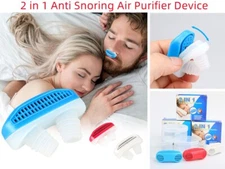 1/ 2 Pack Anti Snoring  Air Purifier 2 in 1 Sleeping Aid Reliever Snoring Device