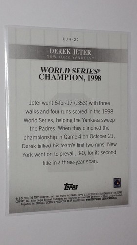 You Pick Your Card - Derek Jeter - New York Yankees - HOF - Baseball cards - Afbeelding 24 van 354