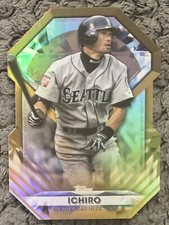 2022 TOPPS ICHIRO MARINERS DIAMOND GREATS DIE CUT GOLD #18/75