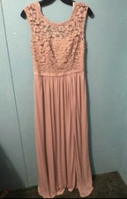 Davids bridal Bridesmaid Dress Size 2 Biscotti
