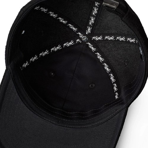 Air Jordan Flight Fly Unstructured Cap Strapback Hat Black White HF6241 010 New - Picture 4 of 9