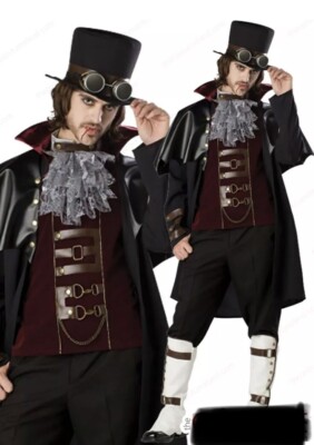Incharacter Deluxe Men's Size Medium Steampunk Gothic Victorian