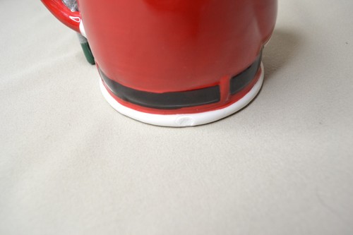 Jumbo Santa Mug With Spoon, Handpainted Ceramic Earthenware, Dishwasher Safe - Picture 9 of 9