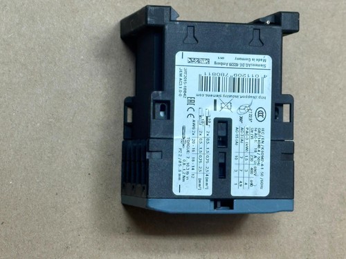 Contactor auxiliar Siemens 3rt2015-1bb42 s00 7a 3 kW 400 V 3 polos 24 V CC - Imagen 9 de 9