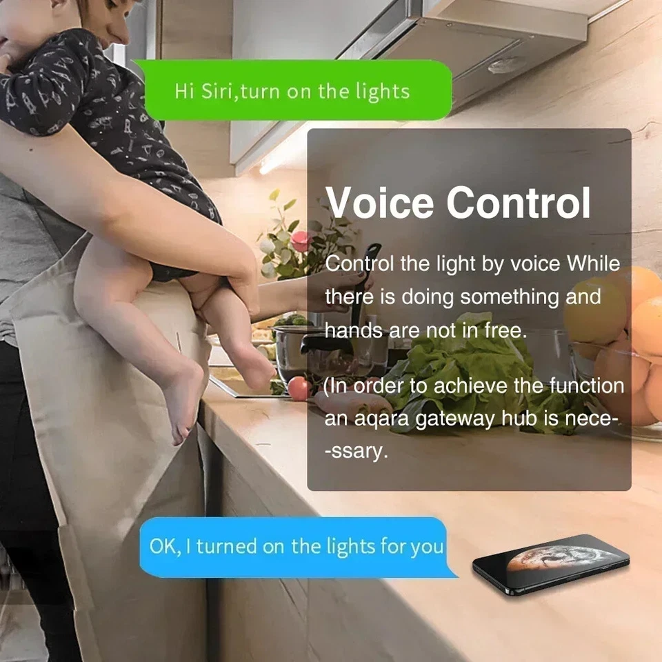 Wall Smart Switch Wireless Switch Key Light Remote Control Fire Wire SmartSwitch - Image 2 of 4