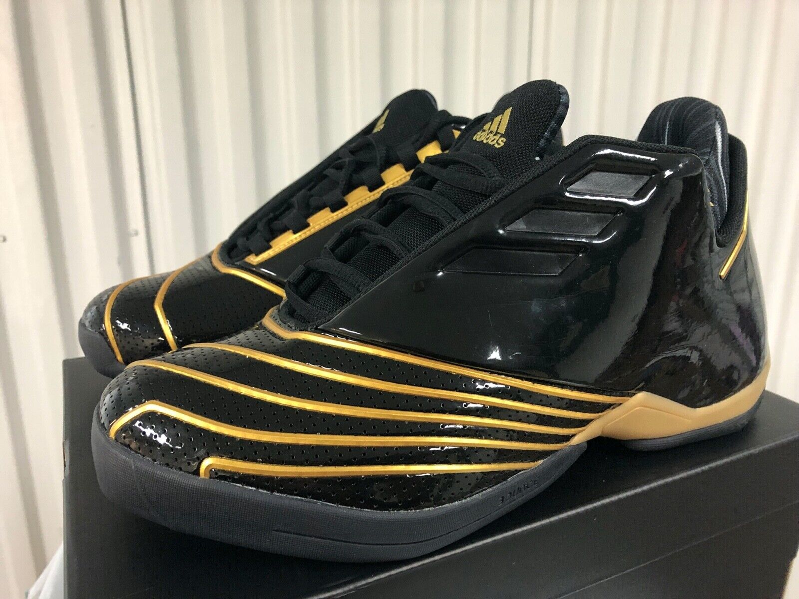 Adidas' T-Mac 2 'Black Patent' basketball shoe has Jordan 11 vibes