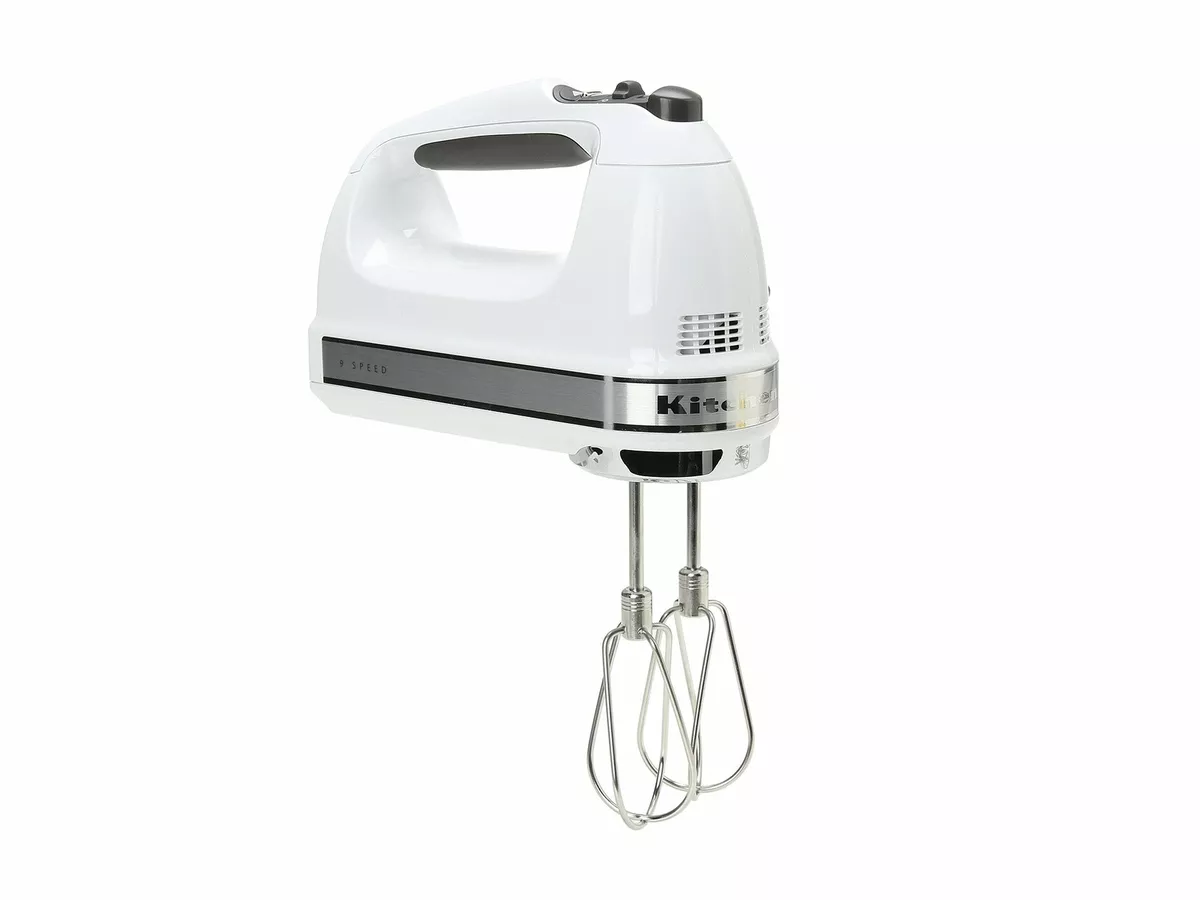 KitchenAid 9-Speed Digital Hand Mixer with Turbo Beater II Accessories and  Pro Whisk - Candy Apple Red