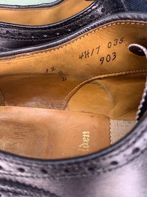 Alden 903 Black Calfskin Wing Tip Bal
