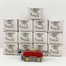 (x13) P&S Ivory Industrial Grade Single Pole Switch 20A 120/277V PS20AC1-ISL