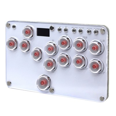 For PC PS4 Switch Turbo Colorful Mini HitBox SallyBox Fighting Stick Controller