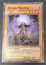 Yugioh TCG -1x Zombie Master - SDZW-EN016 - 1st Edition - NM/LP - Common - 2008