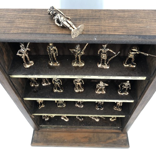 Estatuillas de soldado de juguete tono dorado estaño plomo 50/50 todo metal miniaturas de 2,5" - Imagen 2 de 19