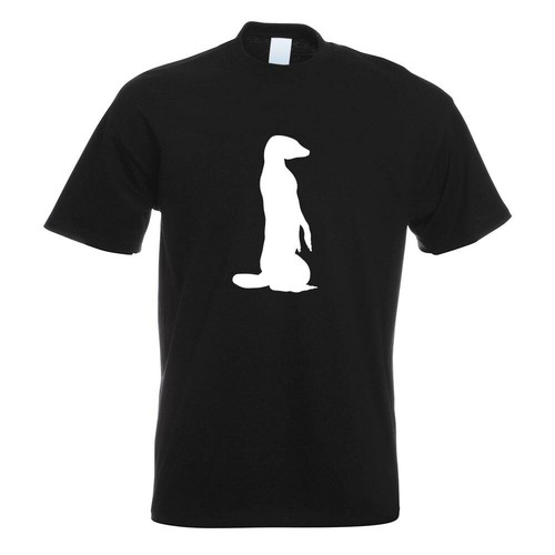 Erdmännchen Silhouette T-Shirt Motiv bedruckt Funshirt Design Print - 第 1/19 張圖片