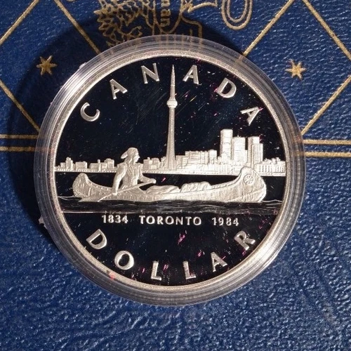 Canada 1984 SILVER Dollar PROOF .500 Fine