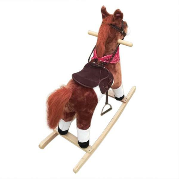 plush ride on horse