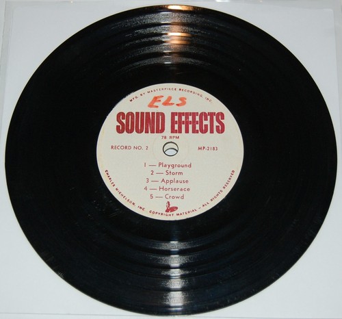 Sound Effects - Church Bells, Bird Calls and more 78rpm EXCELLENT 40's and 50's - Foto 11 di 14