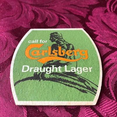 CARLSBERG - DRAFT LAGER - CALL FOR CARLSBERG - BIERDECKEL - TABLETT 123