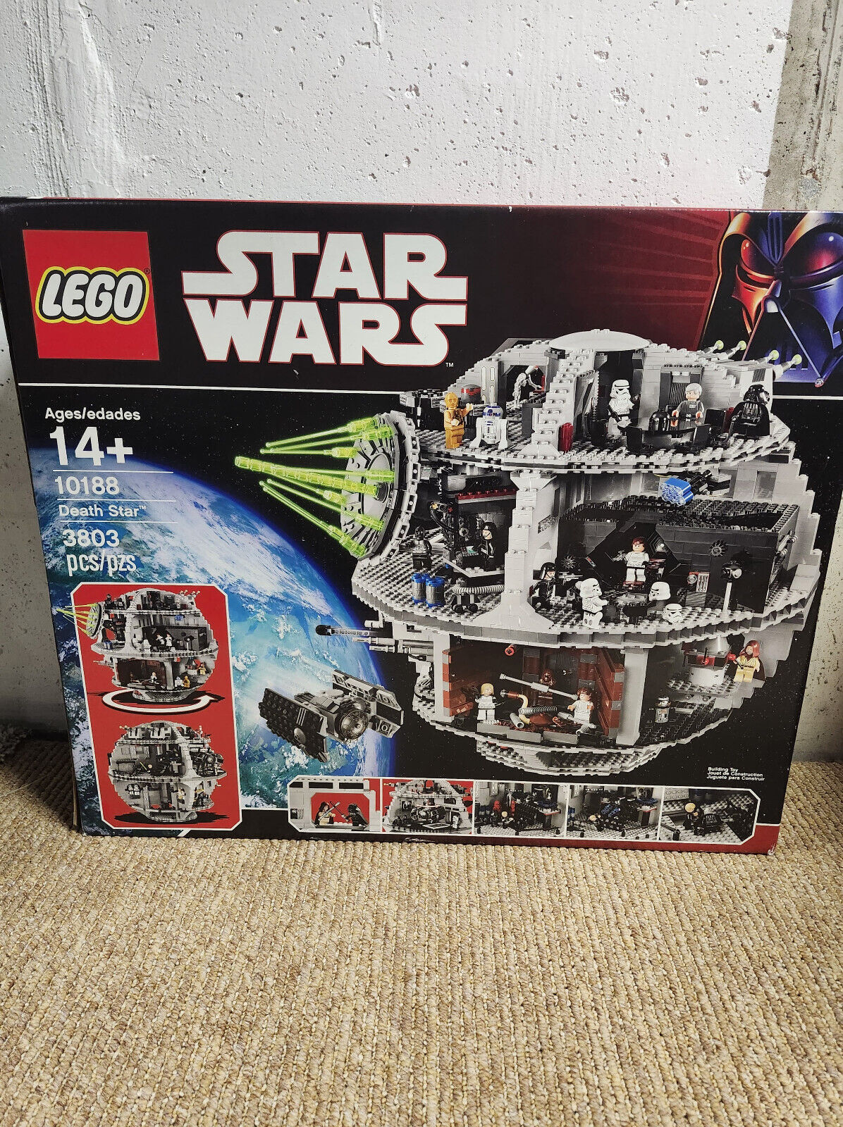 Used Lego 10188 Death Star 100% Complete w/Boxes