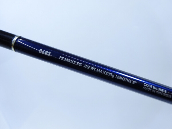 ロッド SHIMANO GAME Type Slow J B683 SHIMANO GAME TYPE SLOW J B683 Offshore Jigging Rod #PB09043