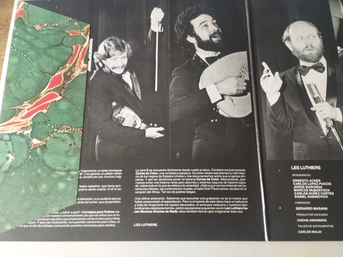 Les Luthiers Muchas Gracias de Nada 1982 - LP Vinilo 12" VG/VG - Photo 4 sur 6