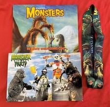 SDCC Famous Monsters Of Filmland Godzilla Vs King Ghidra(Monster X) Promo Lot