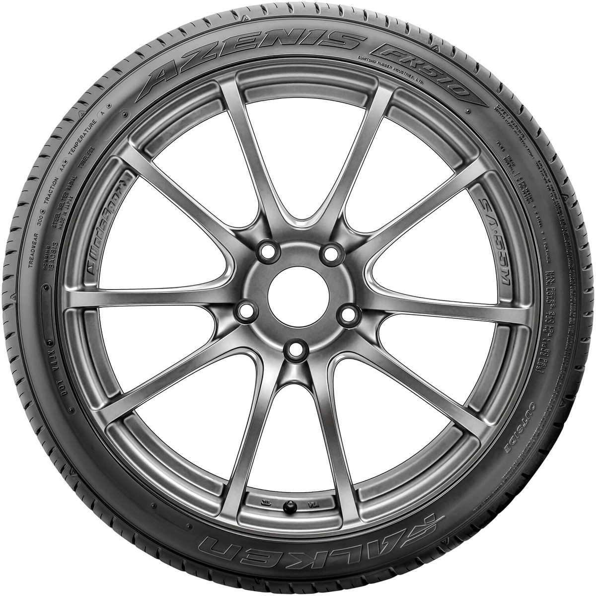 2 Tires Falken Azenis FK510 255/30ZR21 255/30R21 93Y XL High 