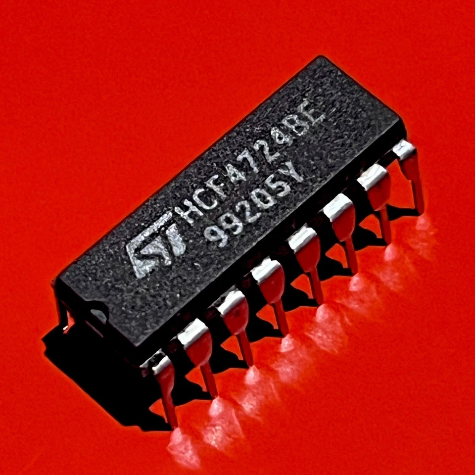 [2x] HCF4724B STM 8-Bit Addressable Latch IC PDIP-16