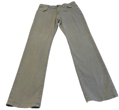 Mavi Matt Mens Slim Leg Light Gray Cotton Spandex Blend Jeans 32x32 Soft Stretch
