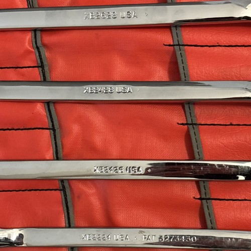 Snap On SAE Double Box End Wrench Set 12 Point C182 Kit Bag 18pc VTG Rare Set - Picture 18 of 24