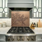 Tree Kitchen Copper Backsplash Handmade Copper Tile Indoor And Outdoor Decor
