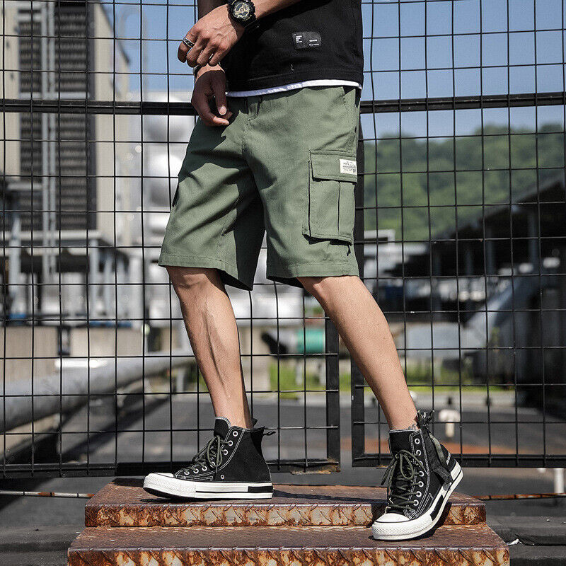 Zonbailon Men's Cargo Shorts Summer Cotton Sports Casual Zonbailon Men's Cargo Shorts Summer Cotton Sports Casual