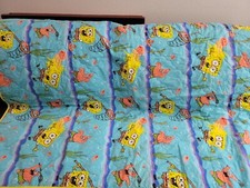 Nickelodeon SpongeBob SquarePants Quilted Bedspread Crib Baby Blanket Comforter