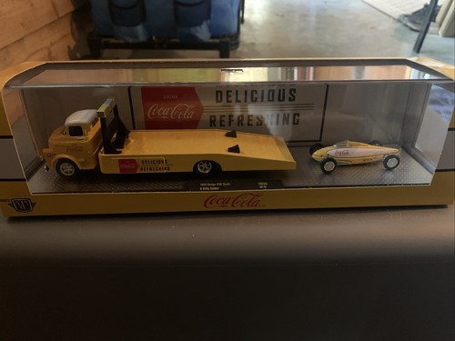 M2 Machines 1958 Dodge COE & Belly Tanker Auto Haulers CocaCola