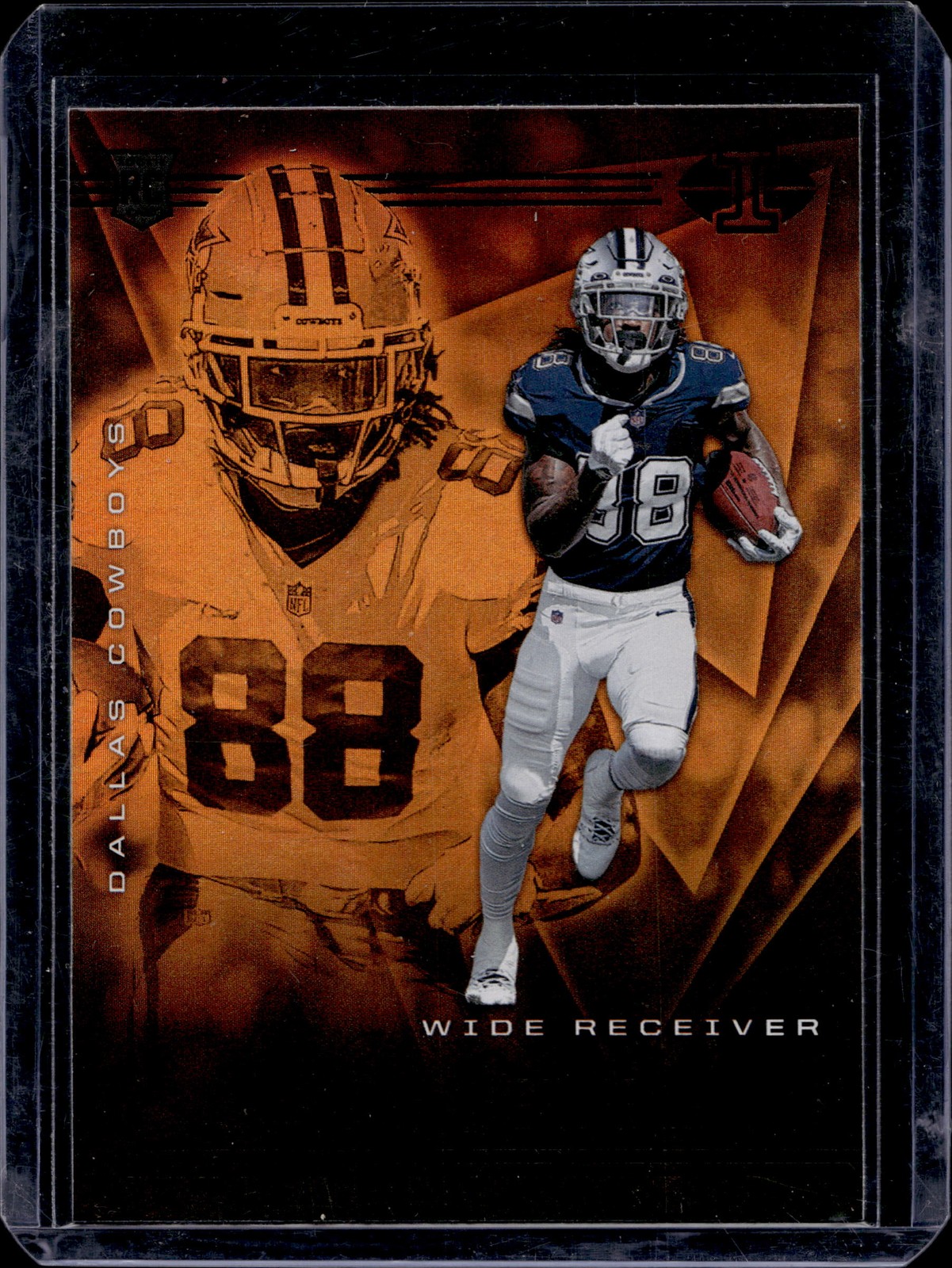 2020 Panini Illusions #18 CeeDee Lamb Trophy Collection Orange RC Dallas Cowboys