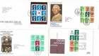 GB UK 1980 1982 2002 QEII Booklet Pane FDC Cover x4