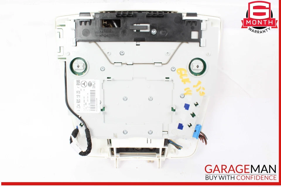 Conjunto de lâmpada 12-15 Mercedes X204 GLK350 C350 C63 AMG cúpula aérea bege - Imagem 4 de 4