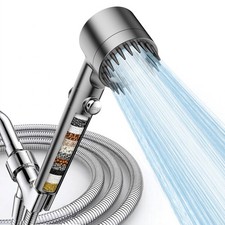 Deep Filter Shower Head for Hard Water, SPA Massage Showerhead with Handheld