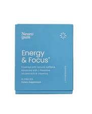 Neuro Gum L-theanine B-12 Nootropics Caffeine 1pk 9 pcs Boost Energy & Focus