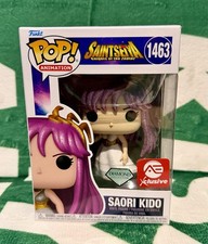 FUNKO POP ANIME Saint Seiya Athena Saori Kido Diamond Collection Glitter Limited