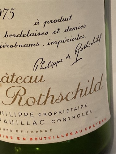 Chateau Mouton Rothschild 1975 Art By Andy Warhol Empty 750 ml Bottle - Picture 16 of 17