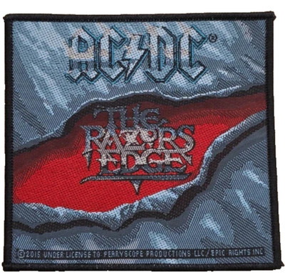 ACDC AC/DC THE RAZORS EDGE ALBUM COVER OFFICIAL LICENSED BAND MERCHANDISE PATCH