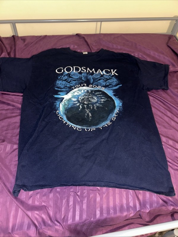 Godsmack Lighting Up The Sky Tour 2023 Large Tee Shirt Staind I Prevail