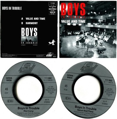 BOYS IN TROUBLE VALUE AND TIME / HARMONY 