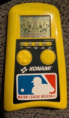 1991 Konami MLB   Major League Baseball Handheld Game ~ RARE