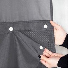 Fabric Snap-in Shower Curtain Liner Replacement,Compatible 70"W x 60"L Pack of 1