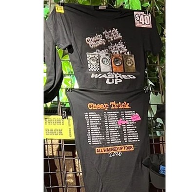 Cheap Trick are All Washed Up Tour 2026 T-Shirt REPRINT