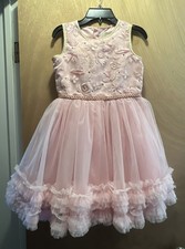 Disney Store Aurora Fancy Dress Party Girls Pink Sleeping Beauty size 7/8