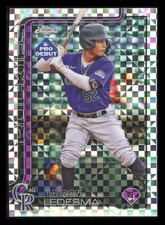 2025 Topps Chrome Pro Debut Bairon Ledesma #PDC-192 X-Fractor - ROCKIES