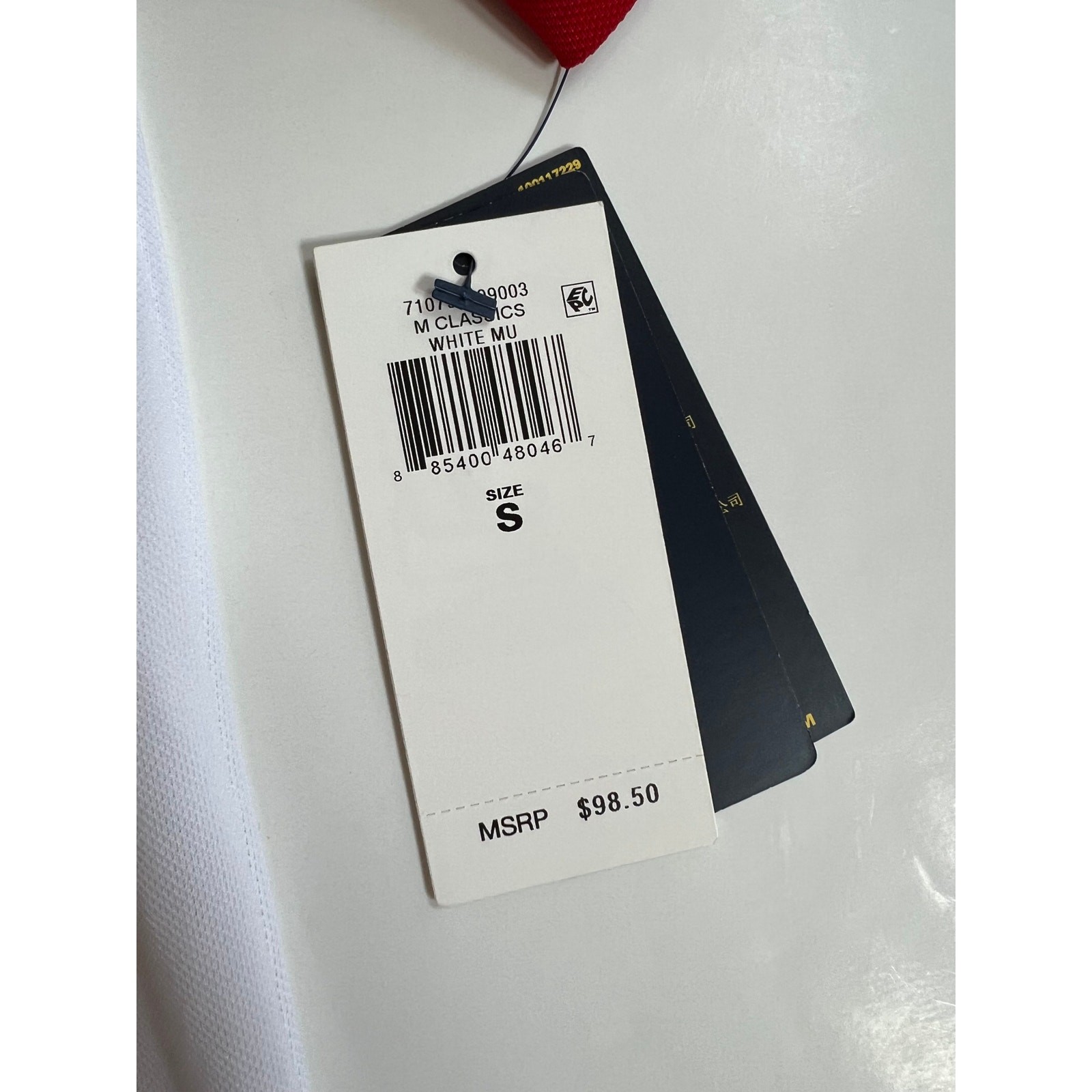 Polo Ralph Lauren Performance Golf Casual Shirt White/Red/Blue Size S thumbnail 3